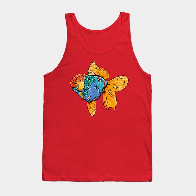 koi fish colorful Tank Top by Mako Design 